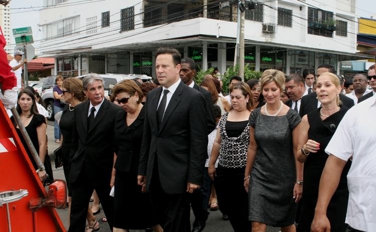 Guillermo Ford Vicepresidente y Canciller Varela participa en el Funeral de Estado