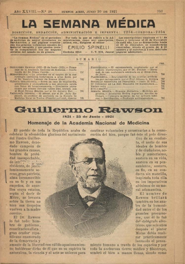 Guillermo Rawson FileHomenaje a Guillermo Rawson La Semana MdicaJPG Wikimedia