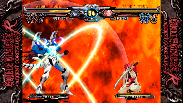 Guilty Gear X2 updated versions Fastpaced fighting action Guilty Gear XX Accent Core Plus Review