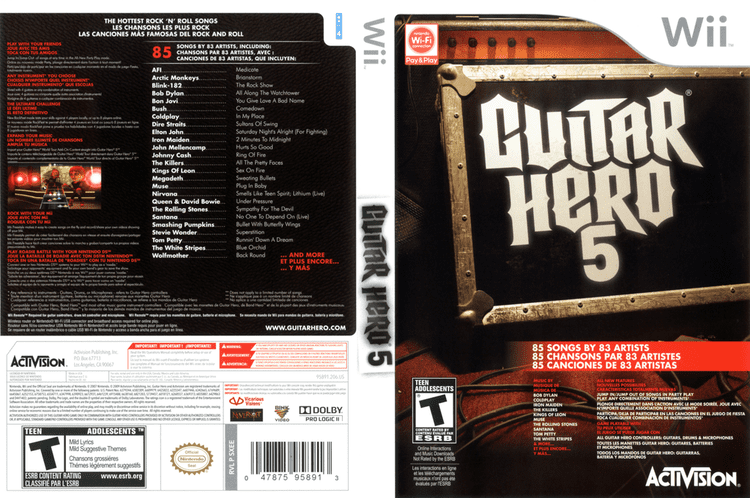 Guitar Hero 5 SXEE52 Guitar Hero 5
