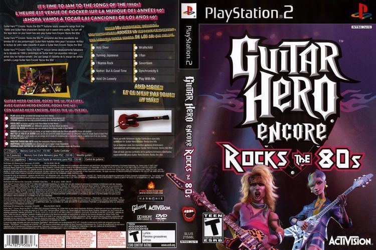 Guitar Hero Encore: Rocks the 80s Guitar Hero Encore Rocks The 80s Ps2 Gameplay on aktionsfotografiede
