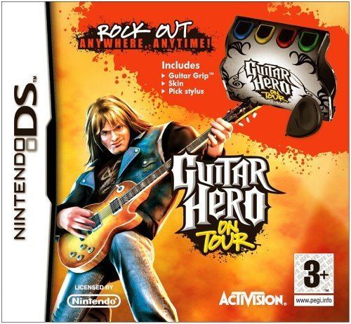Guitar Hero: On Tour series Guitar Hero On Tour Guitar Grip Bundle Nintendo DS Amazonco