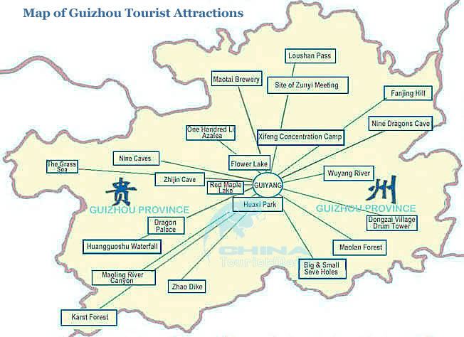 Guizhou Tourist places in Guizhou