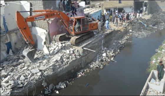 Gujjar Nala Karachi Gujjar Nala Operation 300 Illegal Constrution Daily Jang News