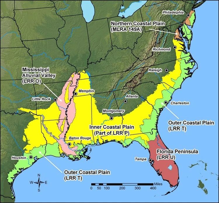 gulf-coastal-plain-on-us-map-map