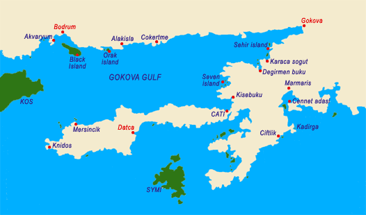 Gulf of Gökova TURKEY ITINERARIES ampnbsp