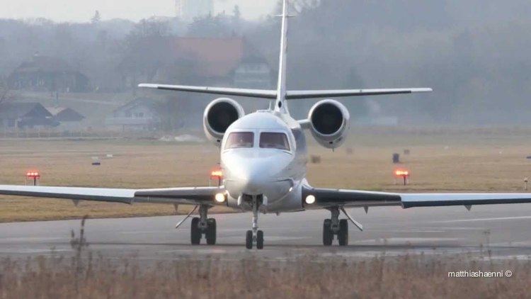 Gulfstream G100 Gulfstream G100 Take Off at Airport BernBelp Great Engine Sound