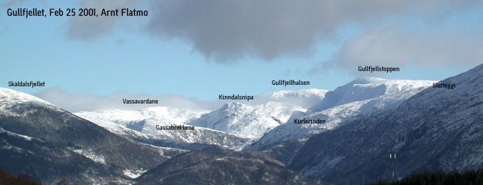 Gullfjellet Hordaland Mountains Route Descriptions