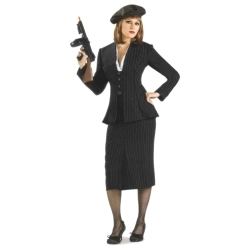 Gun moll Gun Moll Deluxe Adult Costume