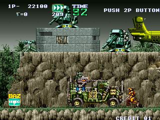 GunForce Gunforce Battle Fire Engulfed Terror Island Videogame by Irem