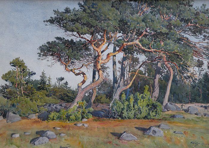 Gunnar Widforss Gunnar Widforss Early California Painting Sun Washed