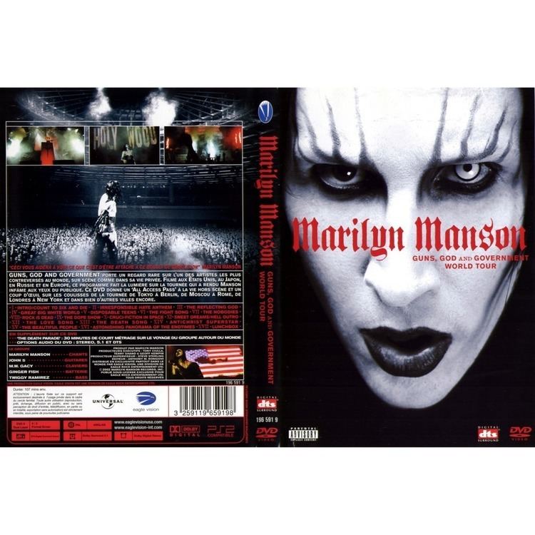 Guns, God and Government Guns god and government world tour by Marilyn Manson DVD with