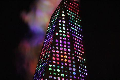 Gunver Hansen Energy Tower Facade Lighting by Gunver Hansen Studio illumni The