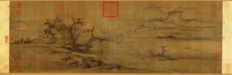 Guo Xi Guo Xi Old Trees Level Distance Chinese Painting