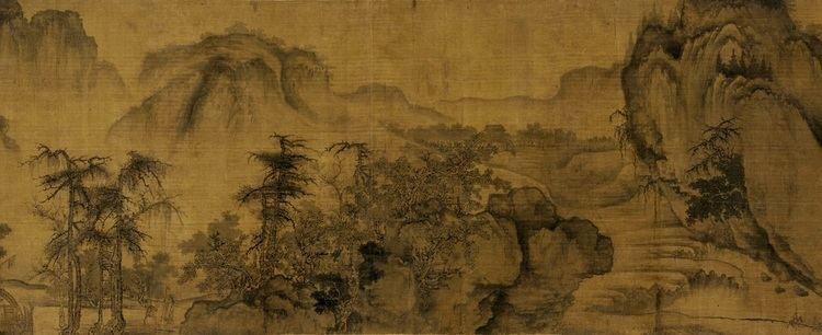 Guo Xi Clearing Autumn Skies over Mountains and Valleys detail