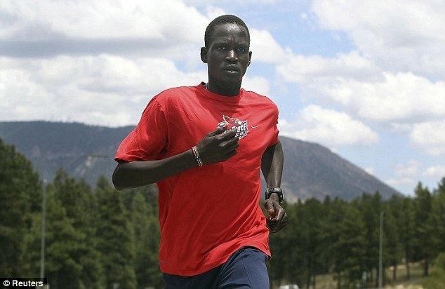Guor Marial London Olympics 2012 Runner Guor Marial is without a