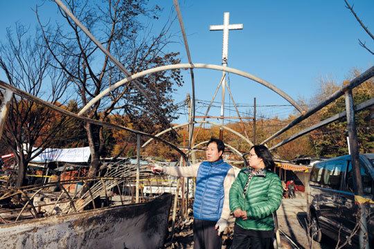 Guryong Village Immanuel Full Gospel Church Totally Destroyed in Guryong Village