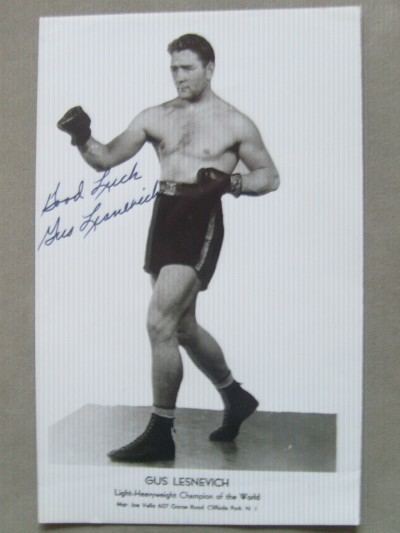 Gus Lesnevich Gus Lesnevich Former 1940s Light Heavyweight World
