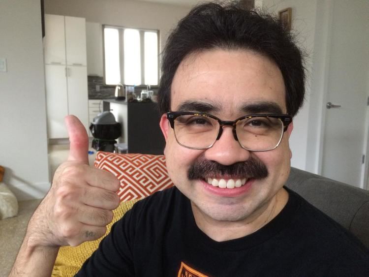 Gus Sorola Gus with his new facial hair style roosterteeth
