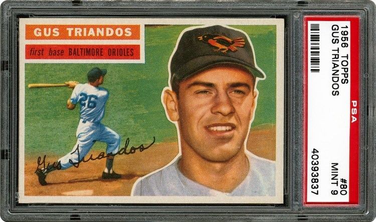 Gus Triandos 1956 Topps Gus Triandos PSA CardFacts