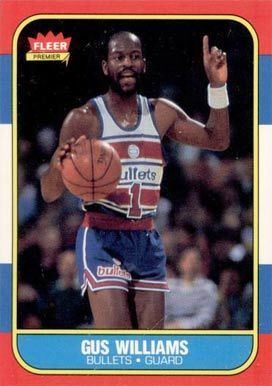 Gus Williams (basketball) 1986 Fleer Gus Williams 124 Basketball Card Value Price Guide