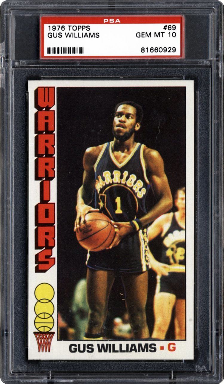 Gus Williams (basketball) 1976 Topps Gus Williams PSA CardFacts