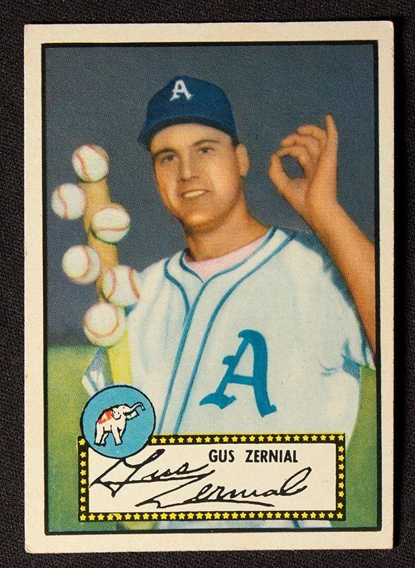 Gus Zernial BMW Sportscards Gus Zernial 31 1952 Topps Baseball