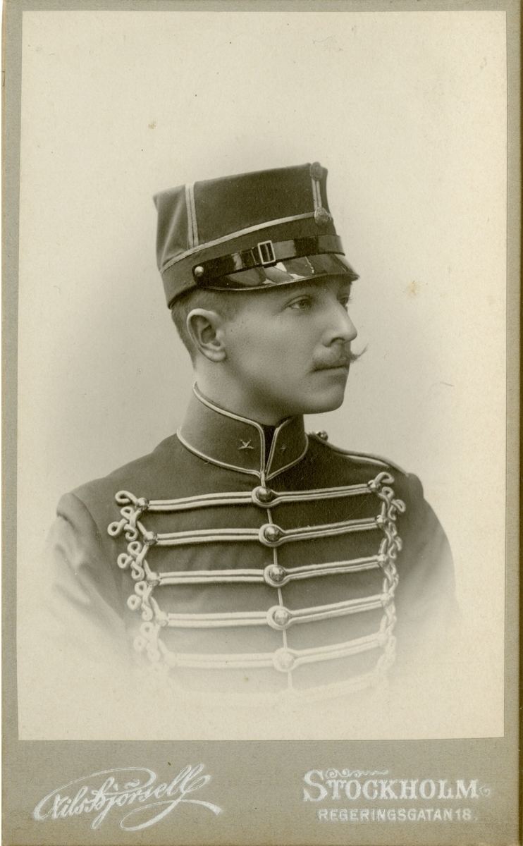 Gustaf Adolf Lewenhaupt Portrtt av Gustaf Adolf Lewenhaupt underljtnant vid Sknska