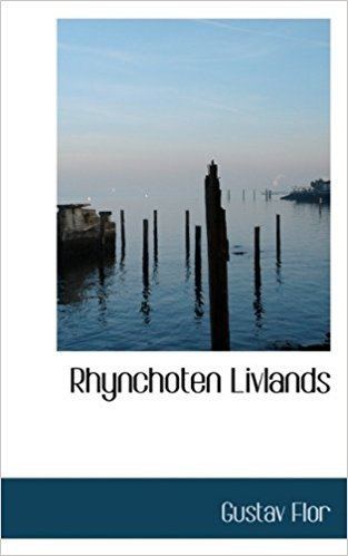 Gustav Flor Rhynchoten Livlands Gustav Flor 9781116454017 Amazoncom Books