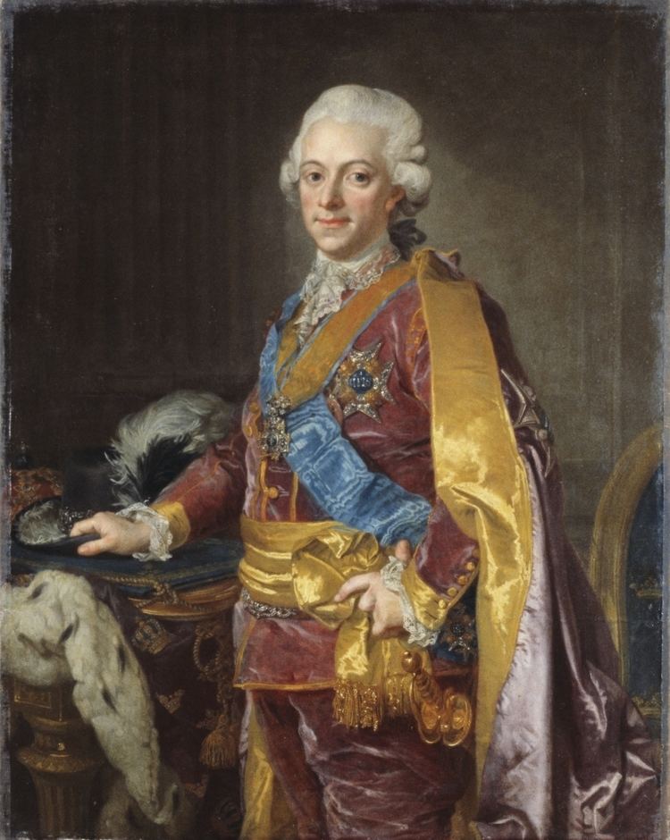 Gustav III of Sweden FileLorens Pasch the Younger Gustav III King of Sweden