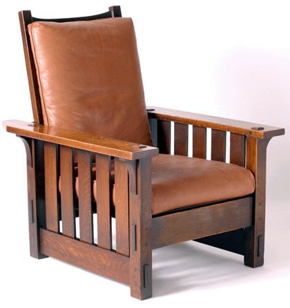 Gustav Stickley Morris Chair by Gustav Stickley 1902 The Craftsman style was a