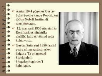 Gustav Suits Gustav suits Eesti keel