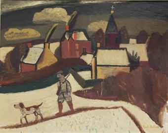 Gustave De Smet Gustave De Smet 18771943 A hunter in the snow 20th