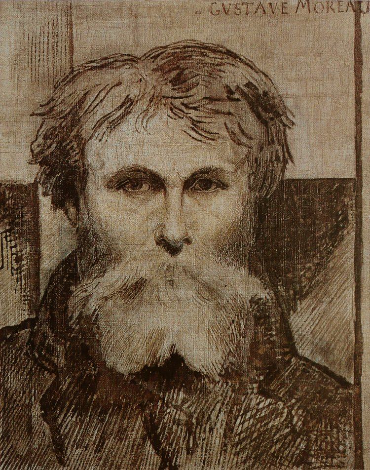 Gustave Moreau Selfportrait Gustave Moreau WikiArtorg