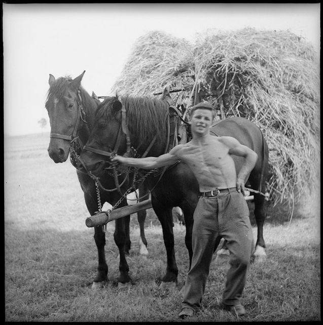 Gustave Roud From a series of 1940 photos of Swiss farmers by Gustave