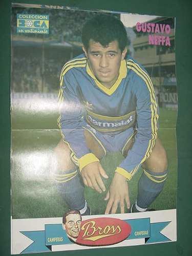 Gustavo Neffa Poster Lamina Futbol Boca Juniors Gustavo Neffa 5000