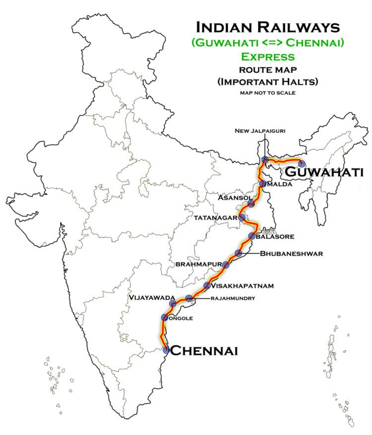 Guwahati - Chennai Egmore Express