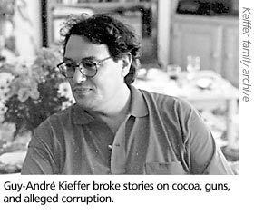 Guy-André Kieffer Disappeared GuyAndr Kieffer missing in Ivory Coast Committee to