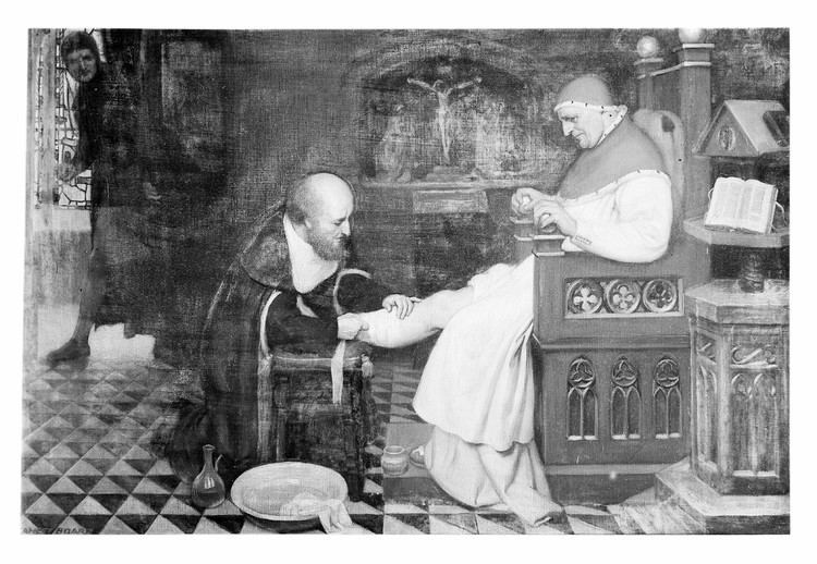 Guy de Chauliac FileGuy de Chauliac bandaging the leg of Pope Clement VII