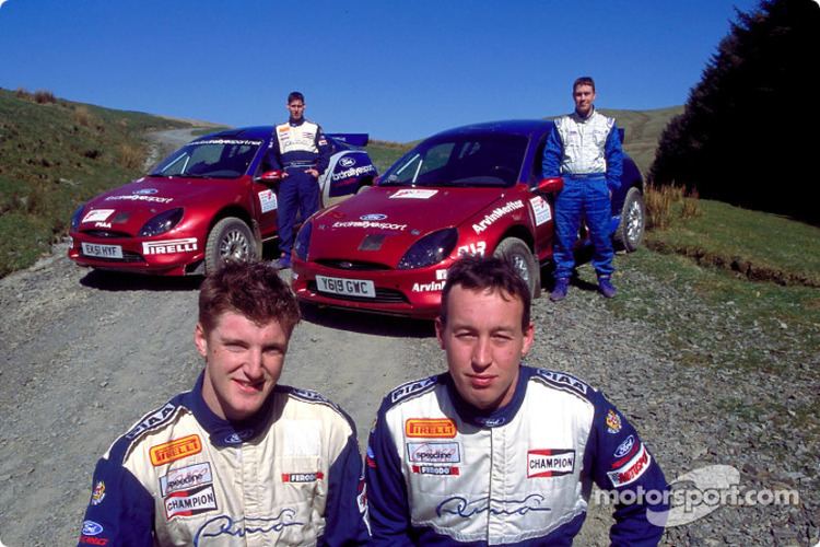 Guy Wilks Ford Rallye Sport Junior Team drivers Guy Wilks and David