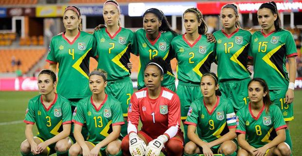 Guyana national football team Lady Jags to show 39no love39 today against Guatemala Guyana Chronicle