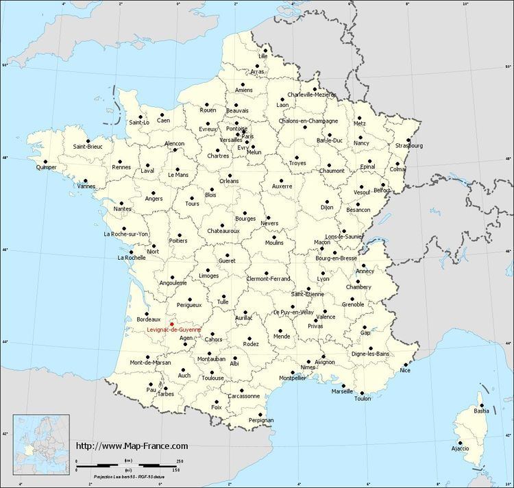 Guyenne ROAD MAP LEVIGNACDEGUYENNE maps of LvignacdeGuyenne 47120
