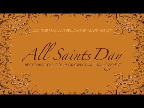 Short clip by Gwen Shamblin Lara that explains what the Remnant Fellowship Church believes about Halloween vs. All Saints Day