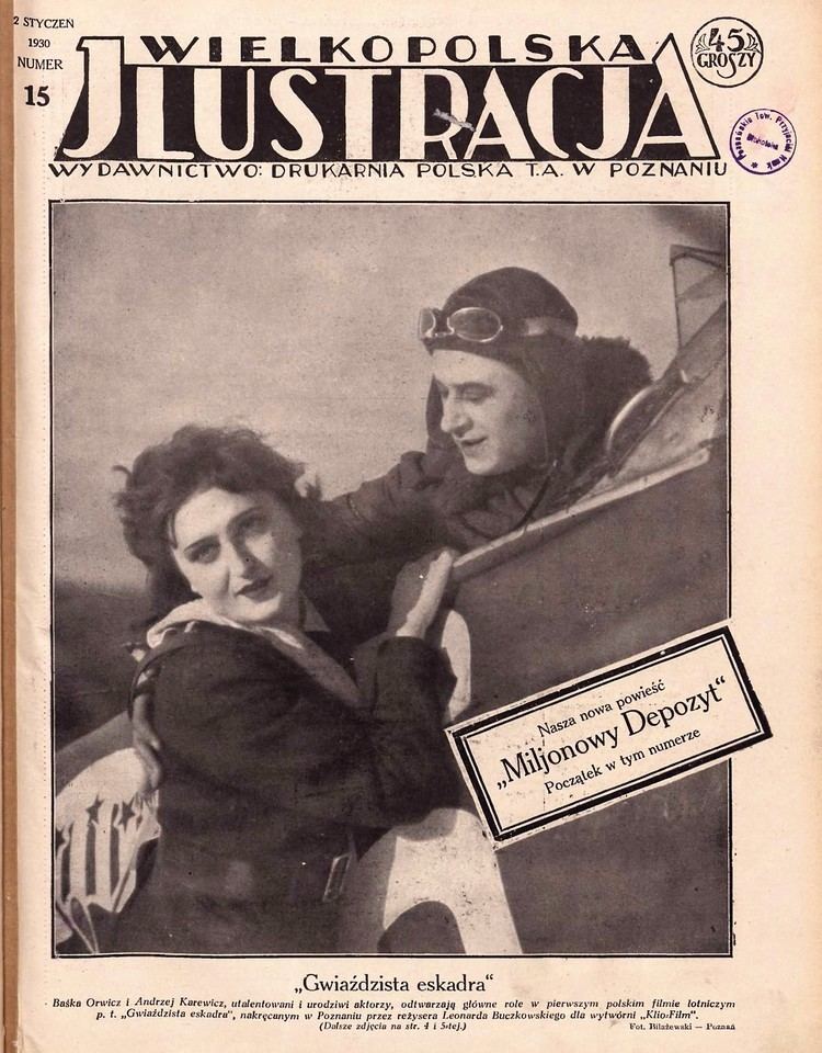Gwiaździsta eskadra Filmowe Biedrusko W starym kinie Gwiadzista eskadra 1930 25