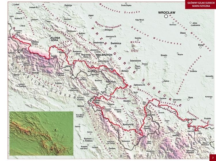 Główny Szlak Sudecki Gwny Szlak Sudeckiquot NOWO 2015 Compass Wydawnictwo