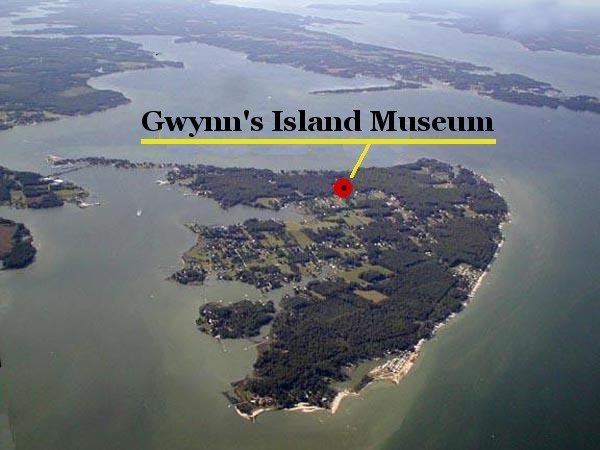 Gwynn's Island gwynnsislandmuseumorgmapjpg