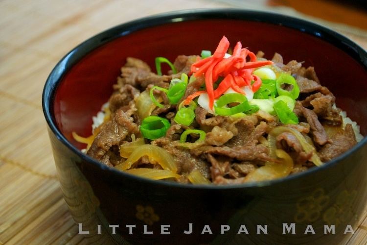 Gyūdon little japan mama Gyudon Recipe