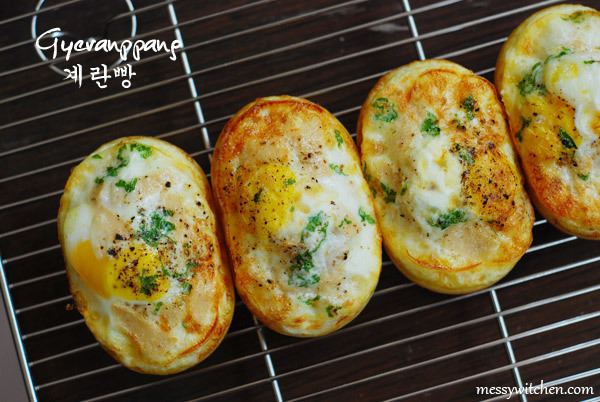 Gyeran-ppang Gyeranppang Korean Egg Bread Messy Witchen
