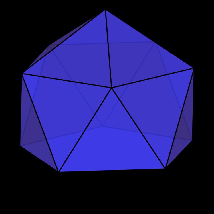 Gyroelongated pentagonal pyramid