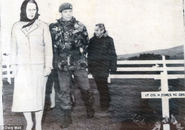 H. Jones Brigadier Rupert Jones Son of Falklands hero Colonel 39H